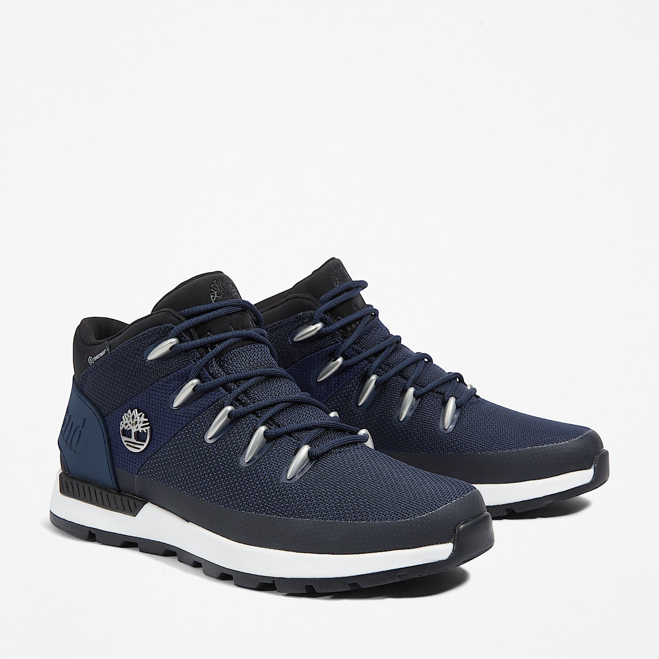 Basket mi-haute imperméable à lacets Sprint Trekker pour homme en bleu foncé - 4