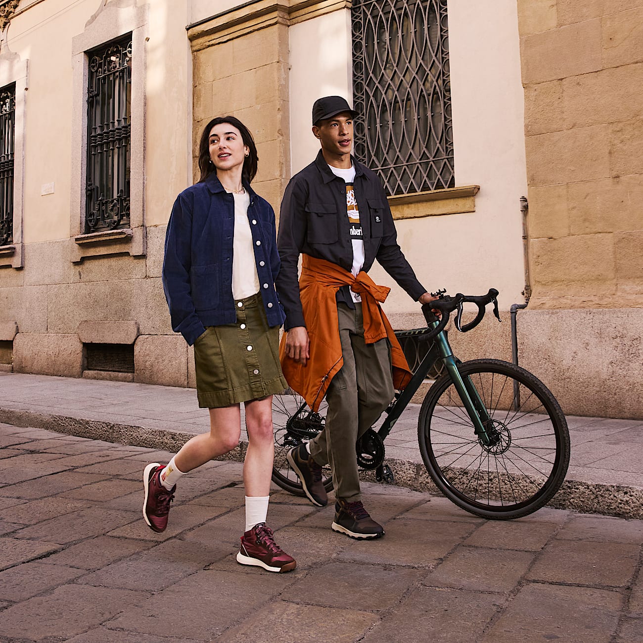 Pantalon cargo en sergé Brookline pour homme en vert