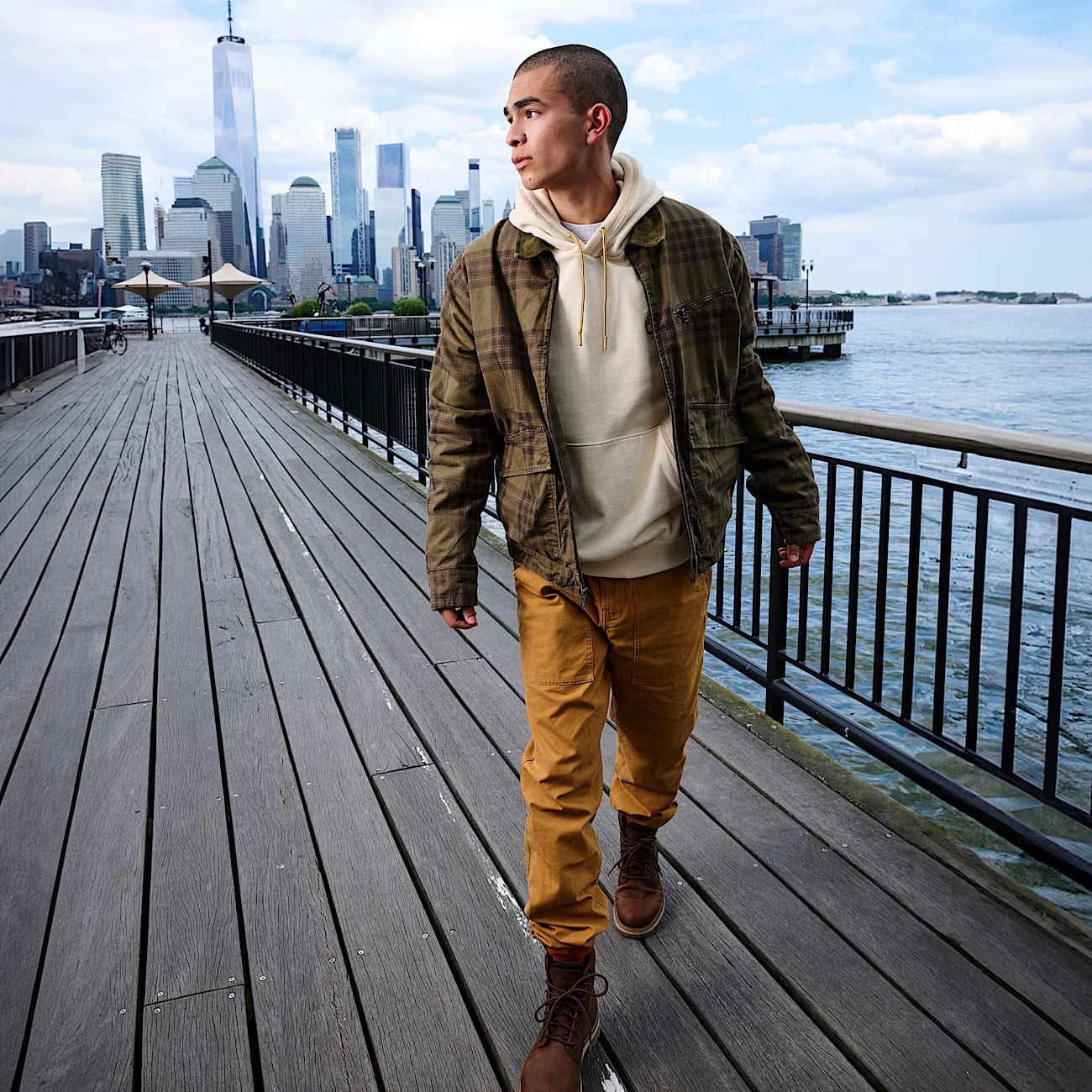 Hoodie for Men in Beige
