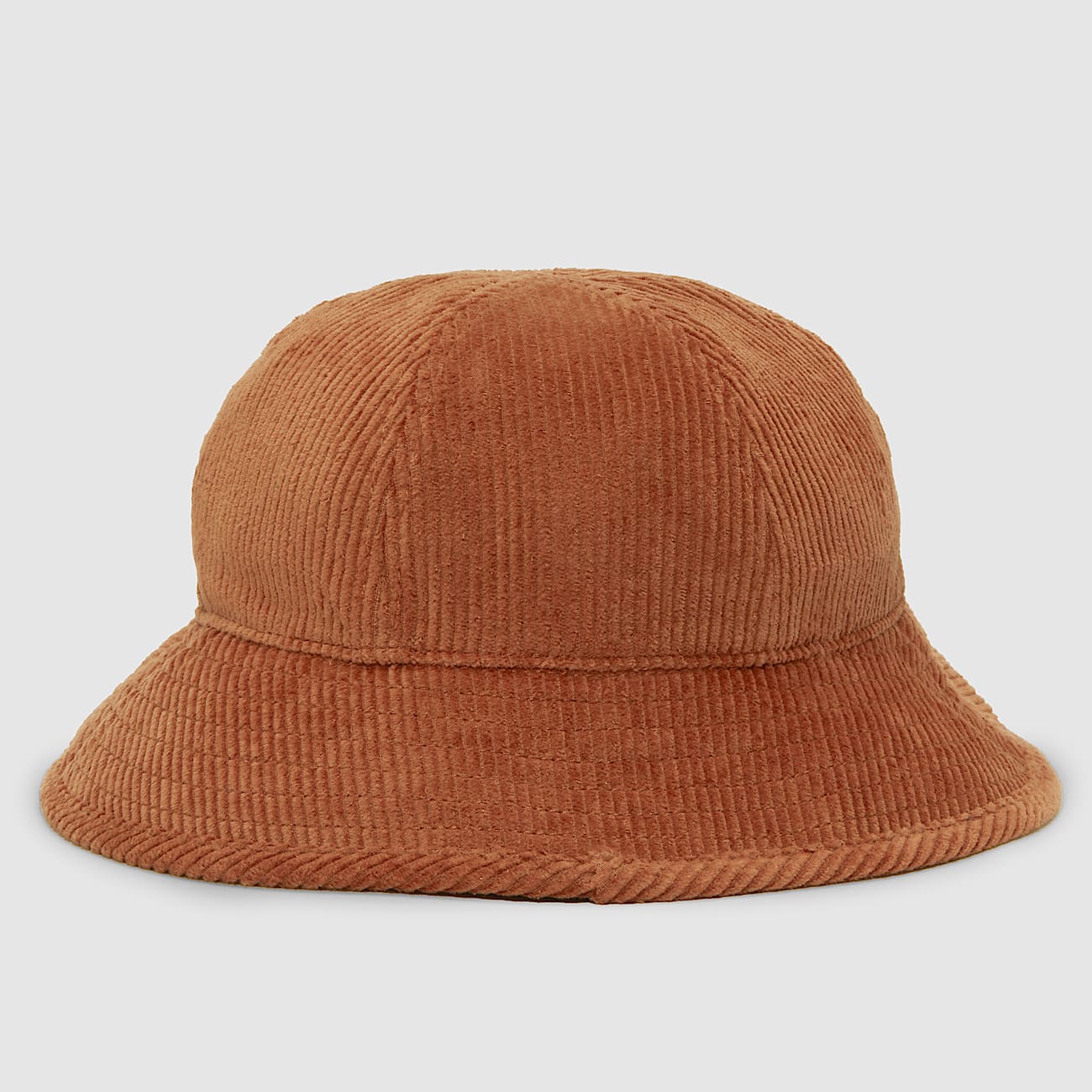 Cappello da Pescatore in Velluto a Coste Round Top All Gender in arancione - 2