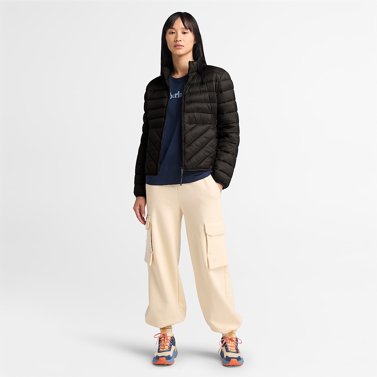 Axis Peak Durable Water Repellent Jacket for Women in Black - 2