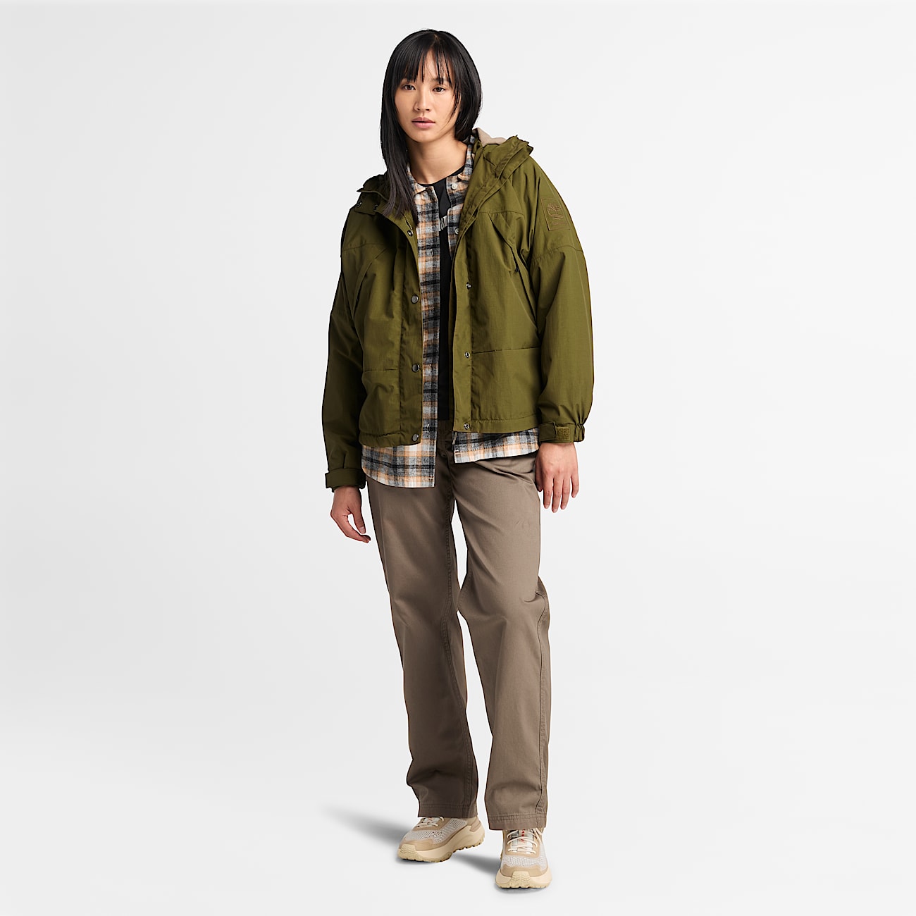 Winnick Water Resistant Fleece Lined Jacket for Women in Green