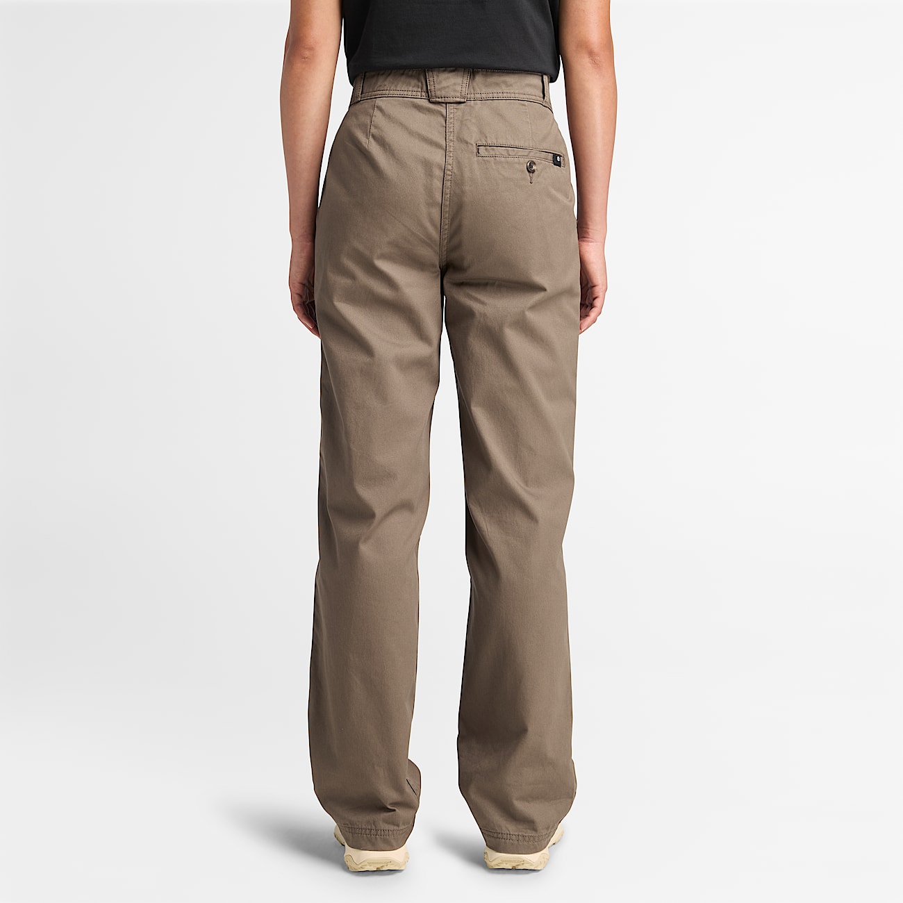 Claremont Straight-Leg Chino Trousers for Women in Brown
