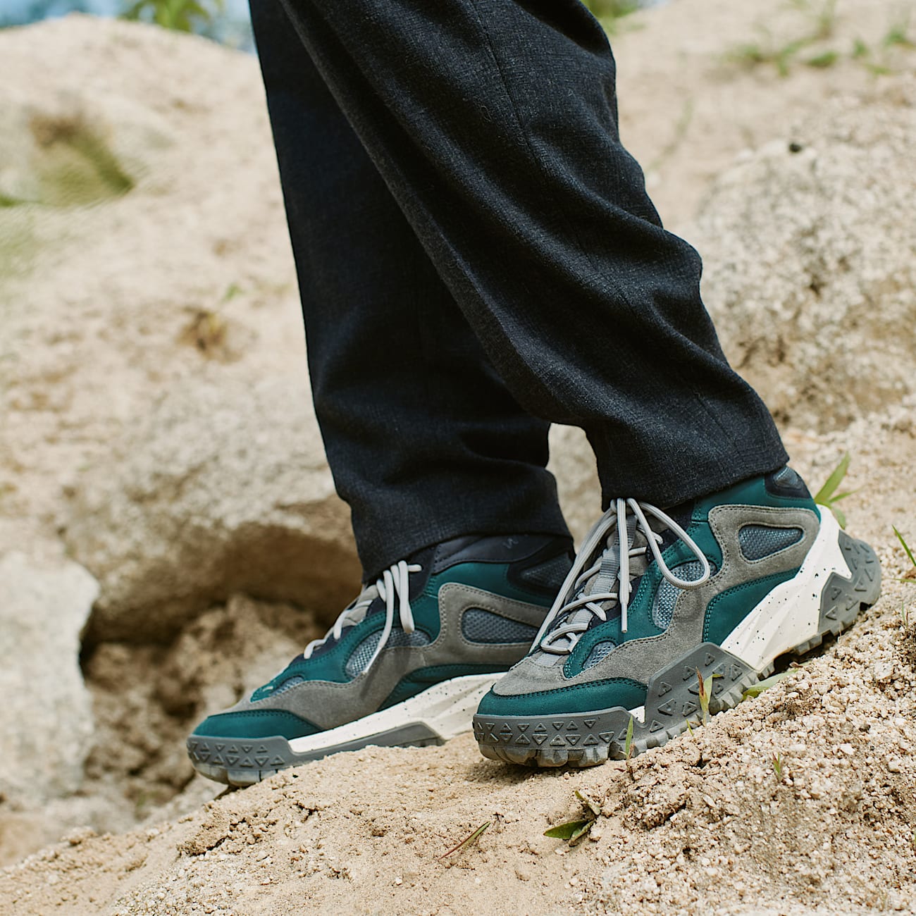 Timberland® X White Mountaineering® Motion Scramble Halfhoge Hikingboot met veters voor heren in blauw - 6