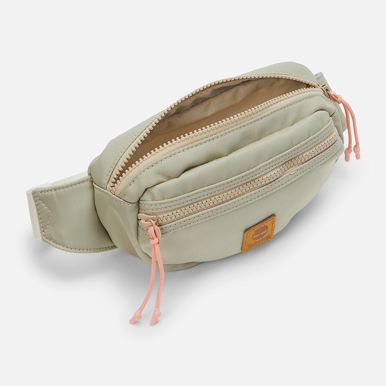 Umhängetasche aus Nylon in Beige - 2