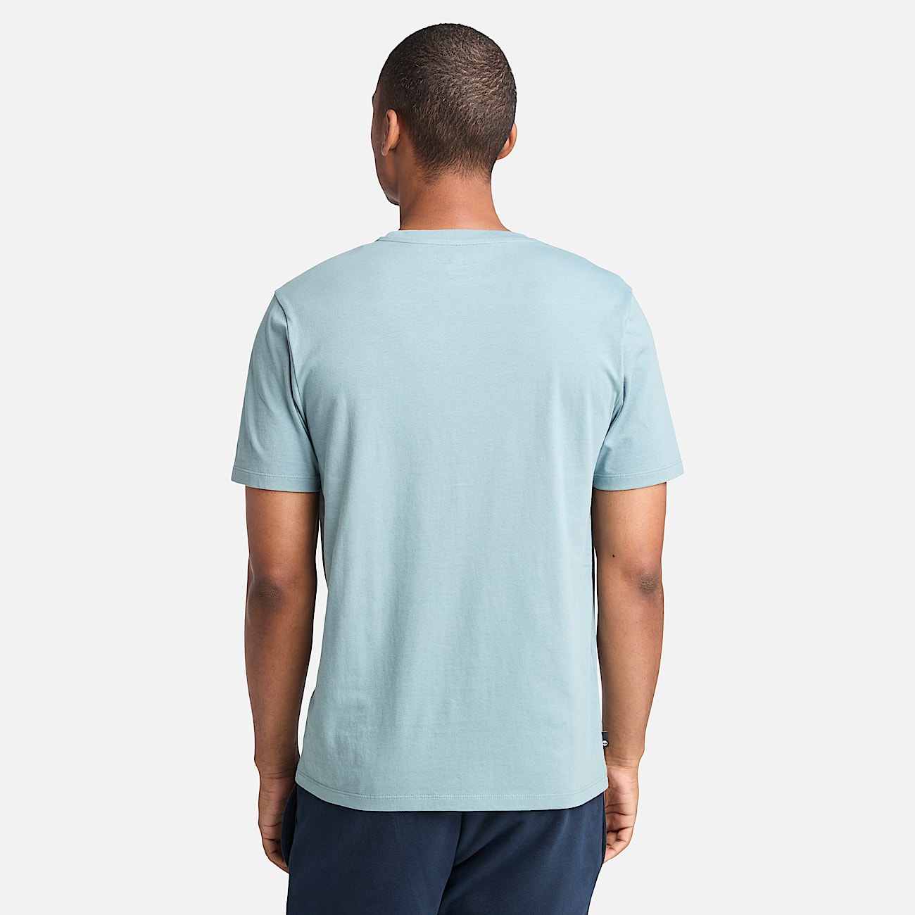 T-shirt Kennebec River Tree Logo para Homem em Azul - 4