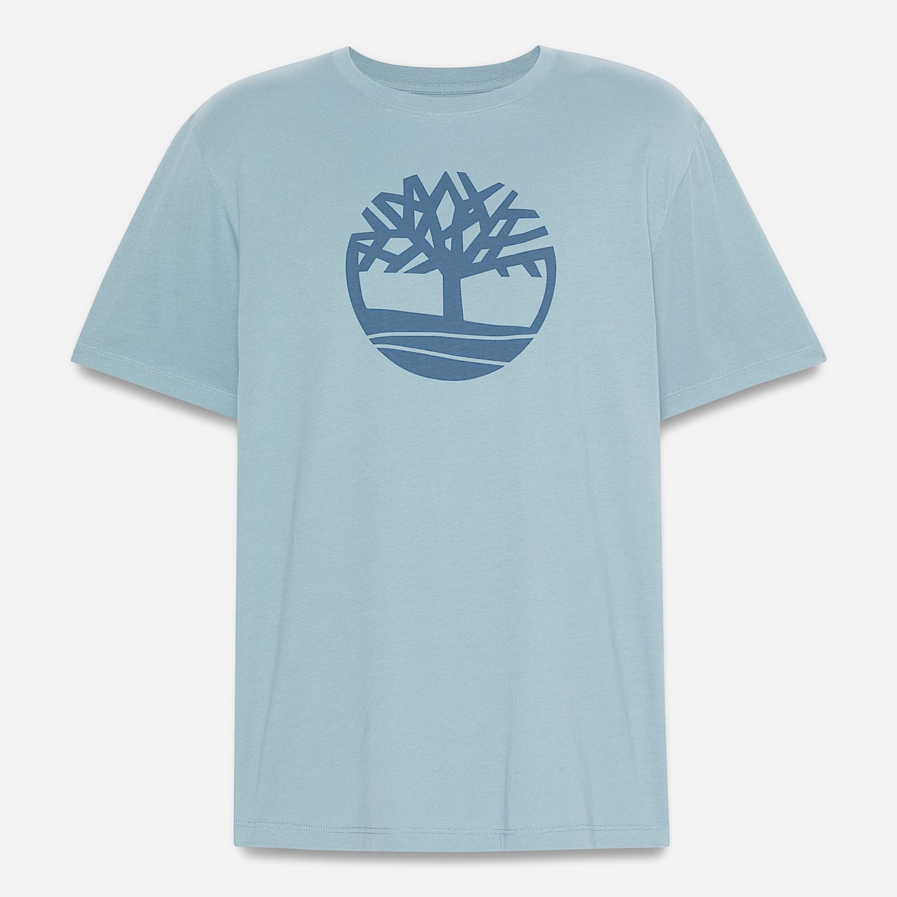T-shirt Kennebec River Tree Logo para Homem em Azul - 5
