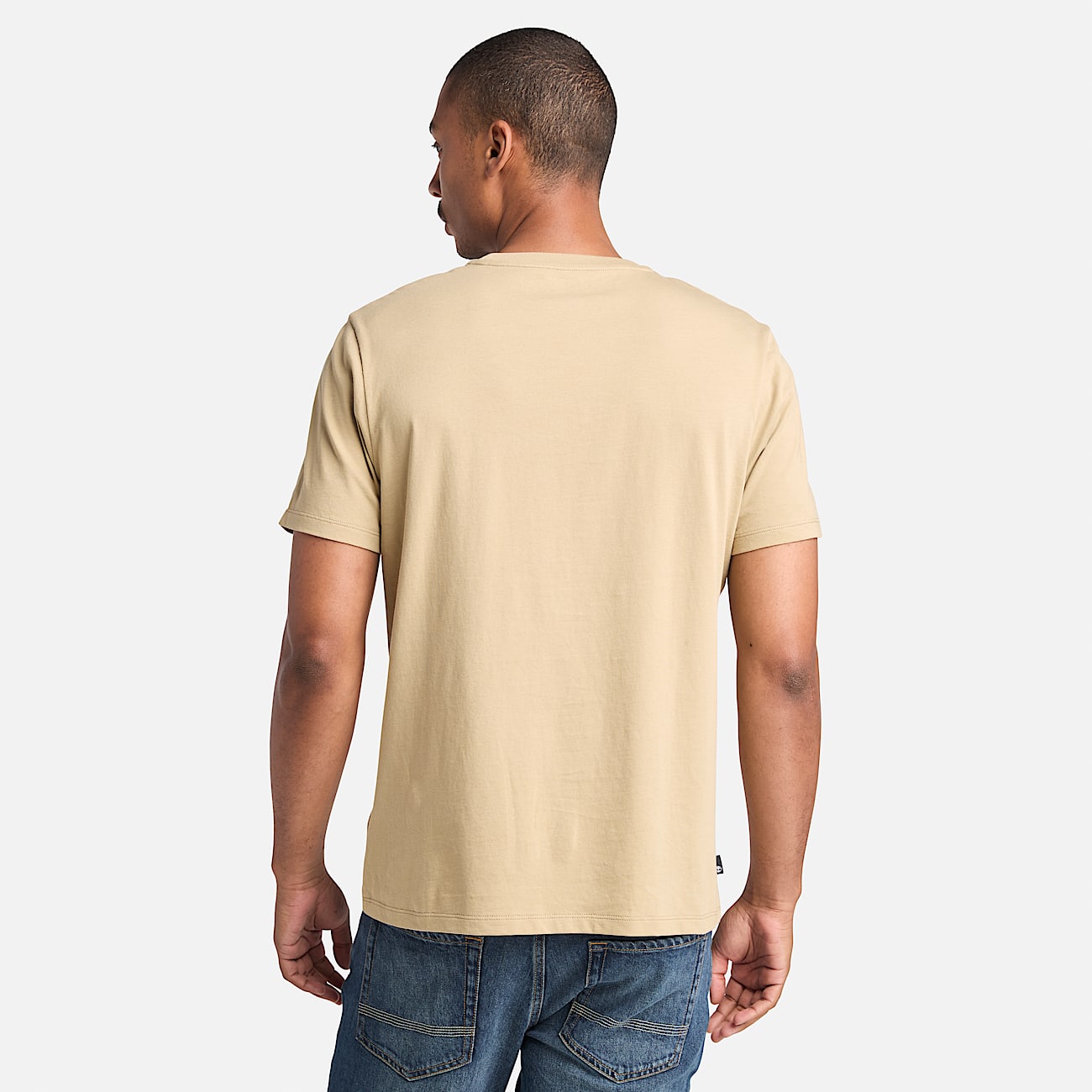 T-shirt Kennebec River Tree Logo para Homem em bege - 4