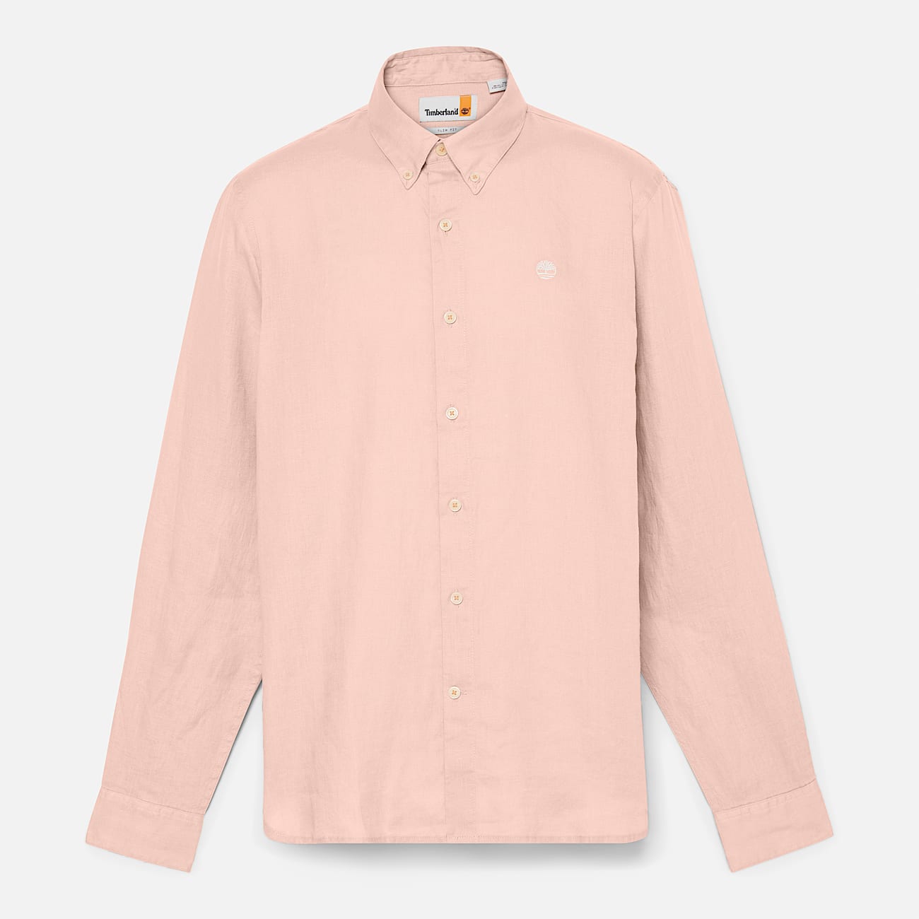 Chemise en lin Mill Brook pour homme en rose clair - 5