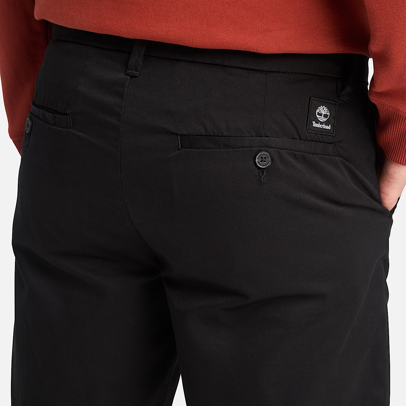 Claremont Twill Chino Short for Men in Black - 3
