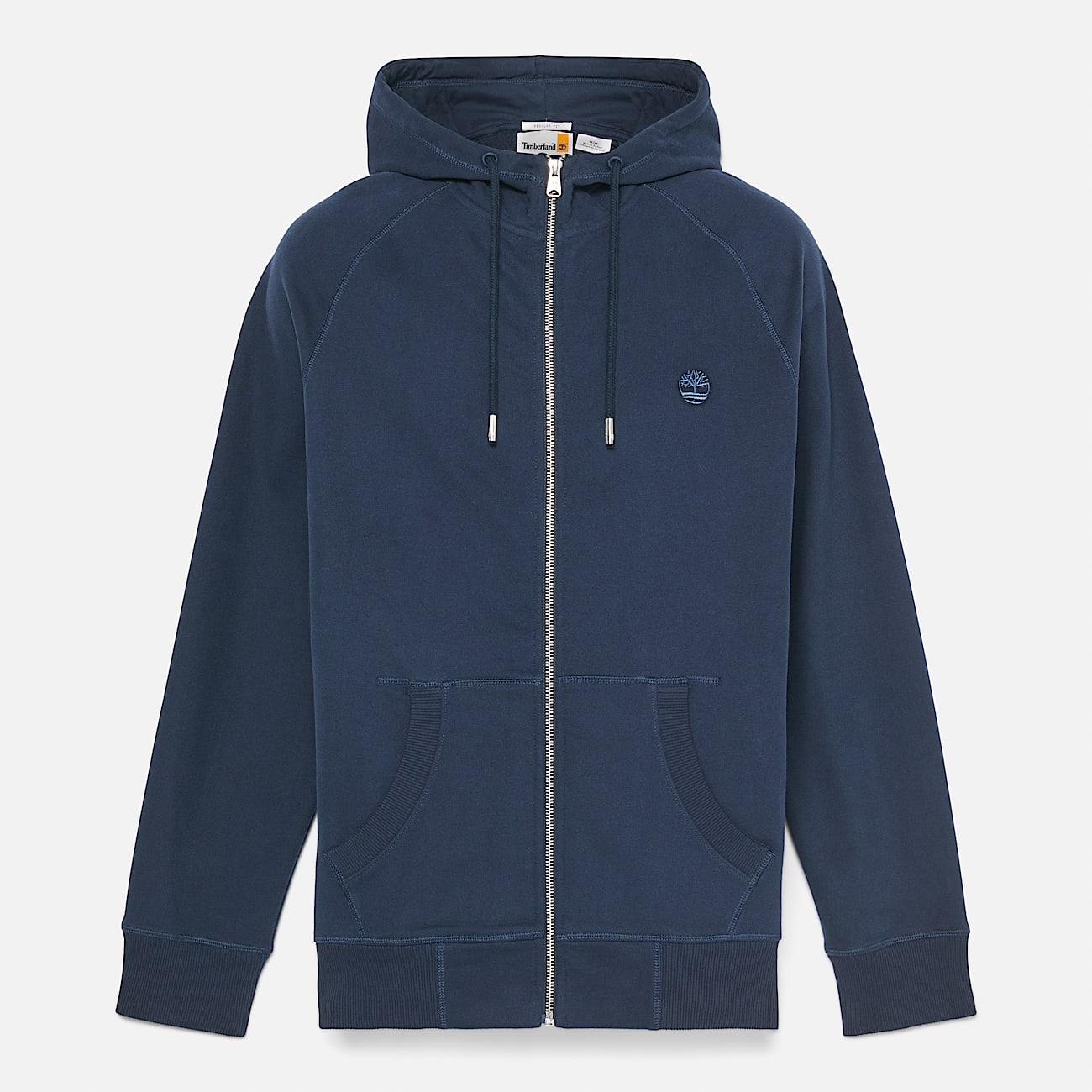 Veste à capuche zippée à envers bouclé Exeter River pour homme en bleu foncé - 5