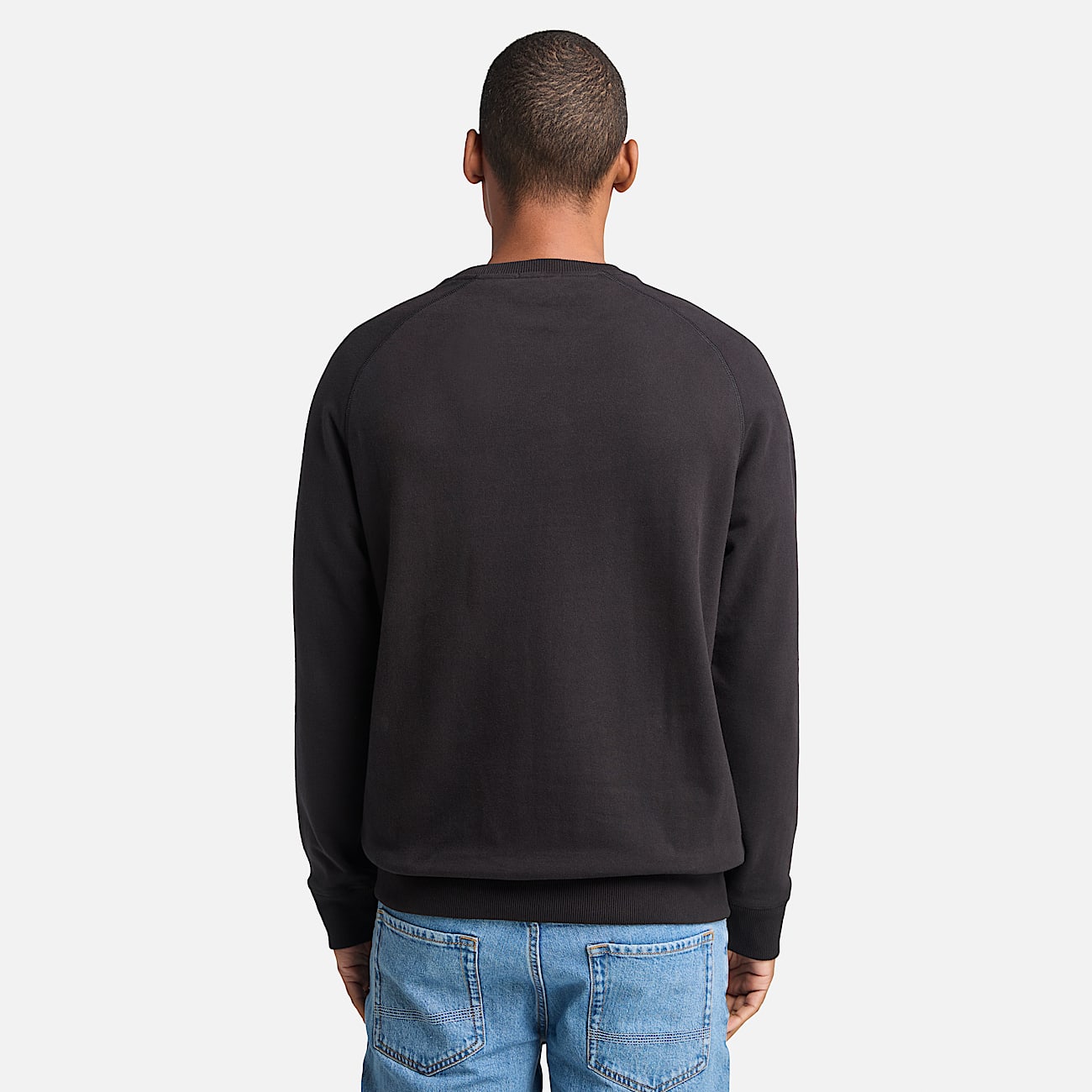 Camisola de Gola Redonda Exeter River Loopback para Homem em preto - 4