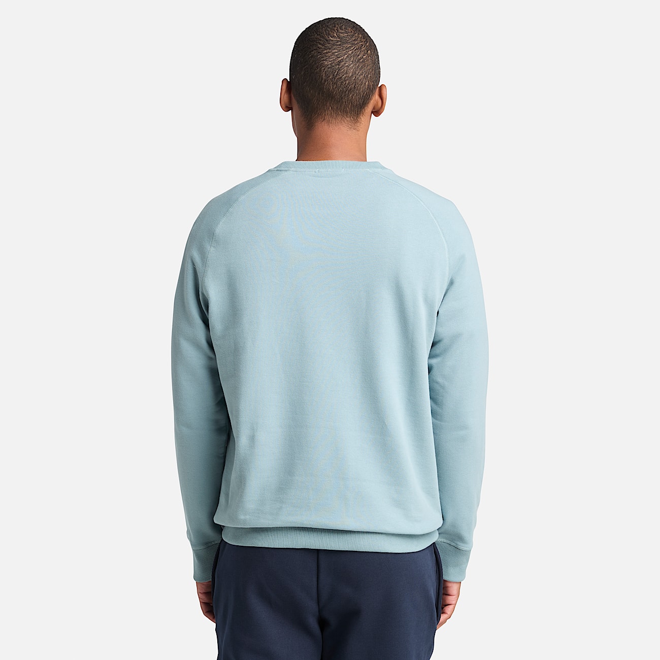 Exeter River Loopback Sweatshirt met ronde hals voor heren in blauw - 4