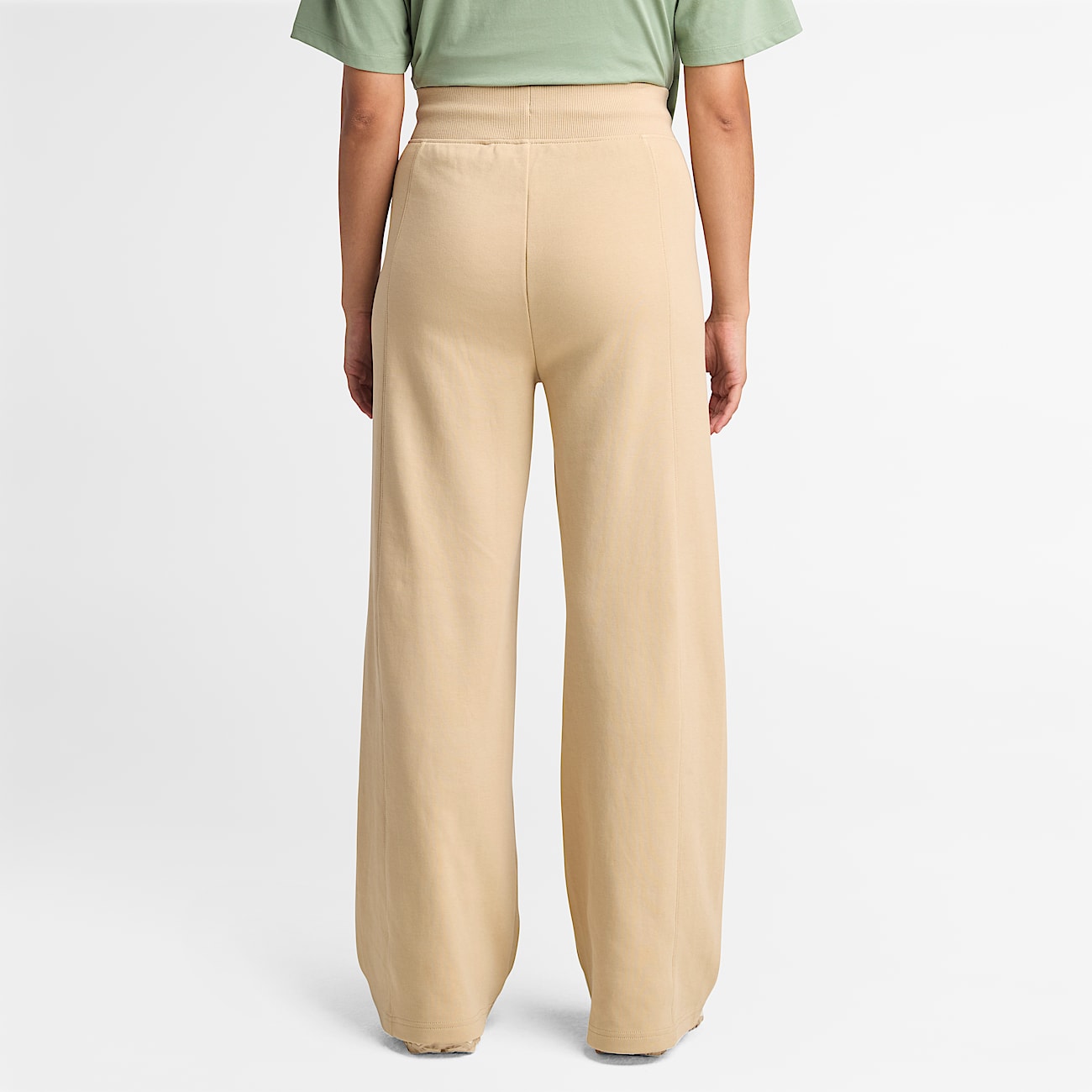 Luxuriöse Palazzo-Hose für Damen in Beige - 4