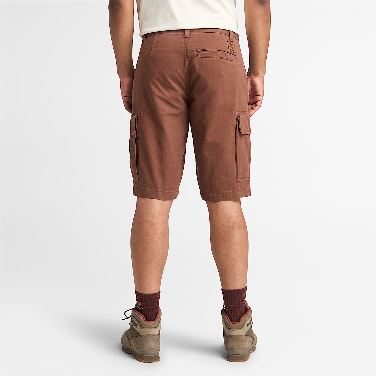 Brookline Twill Cargo Short for Men in Brown - 4