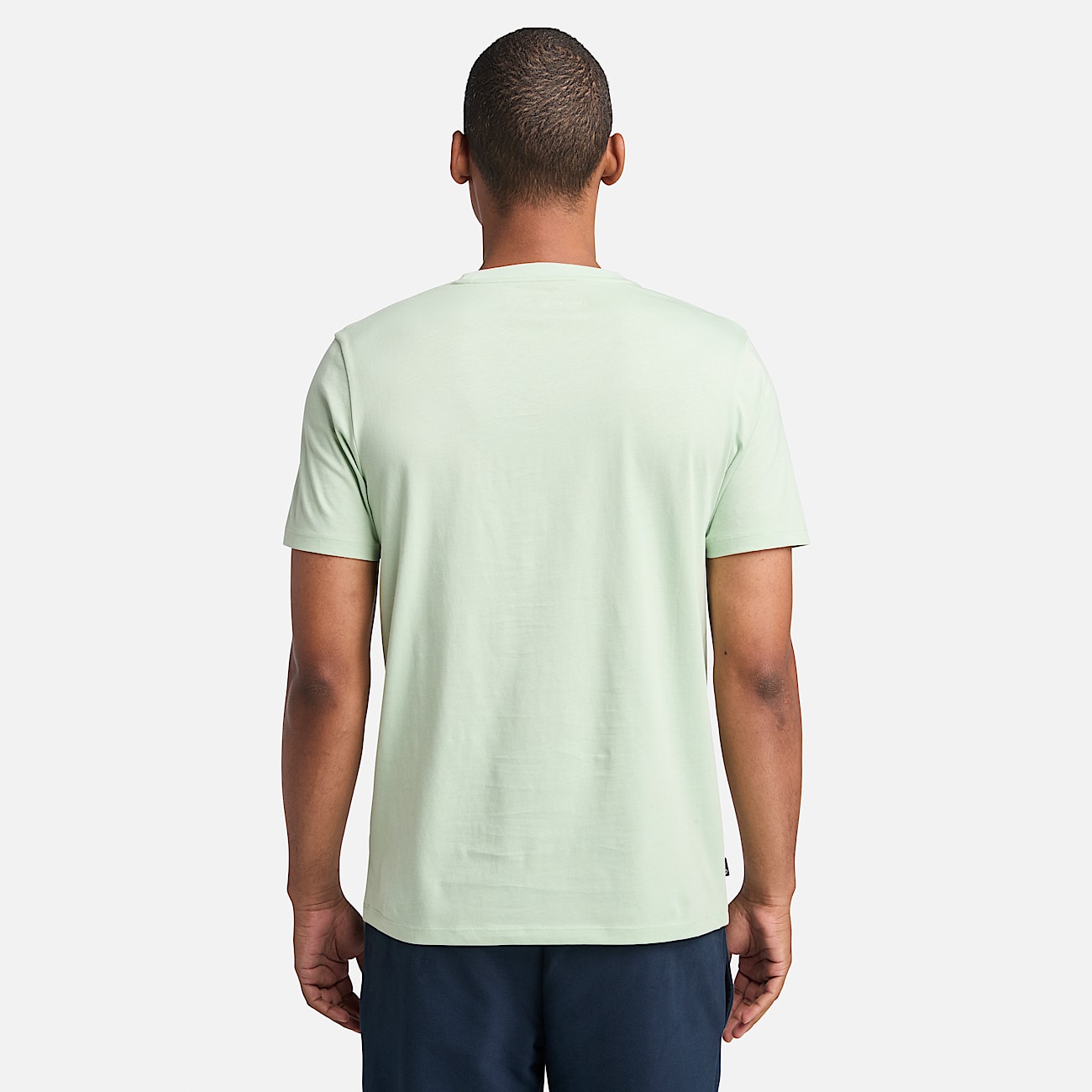 Kennebec River Linear Logo Short Sleeve T-Shirt for Men in Green - 4