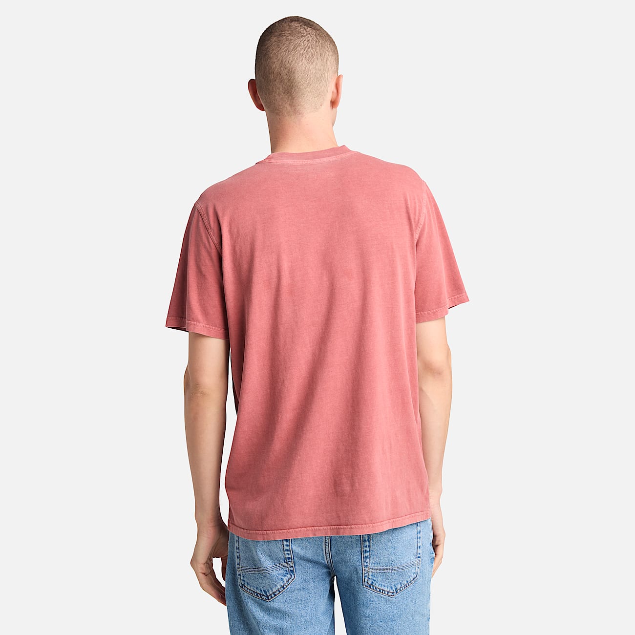 Merrymack River T-Shirt mit Stückfärbung für Herren in Rot - 4