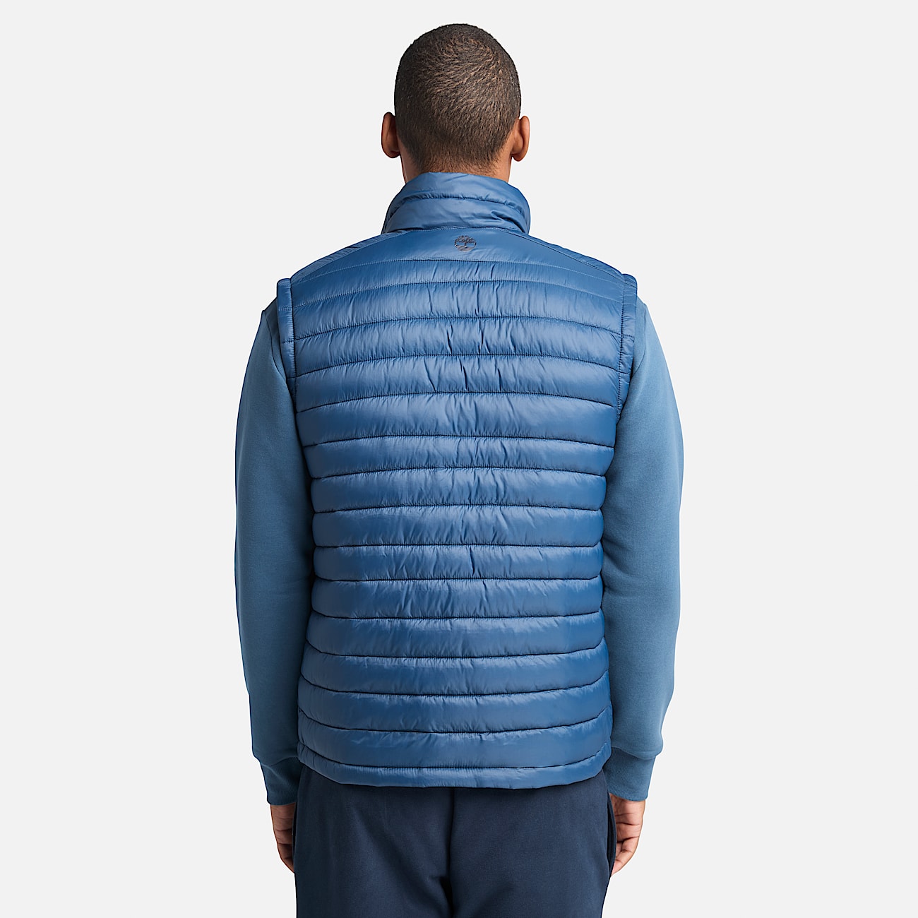 Gilet Rembourré Homme Sans Manches - Col Haut, Léger Et Chaud - Pour Entraînement, Loisirs D'Extérieur - Couleur Unie