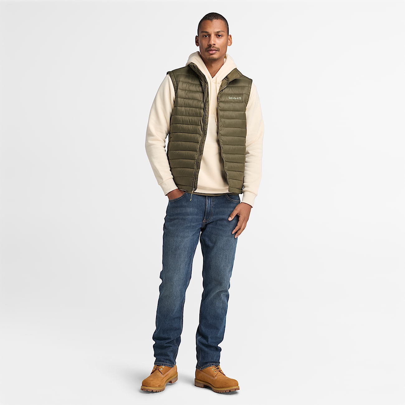 Axis Peak Water Repellent Gilet for Men in Green - 2