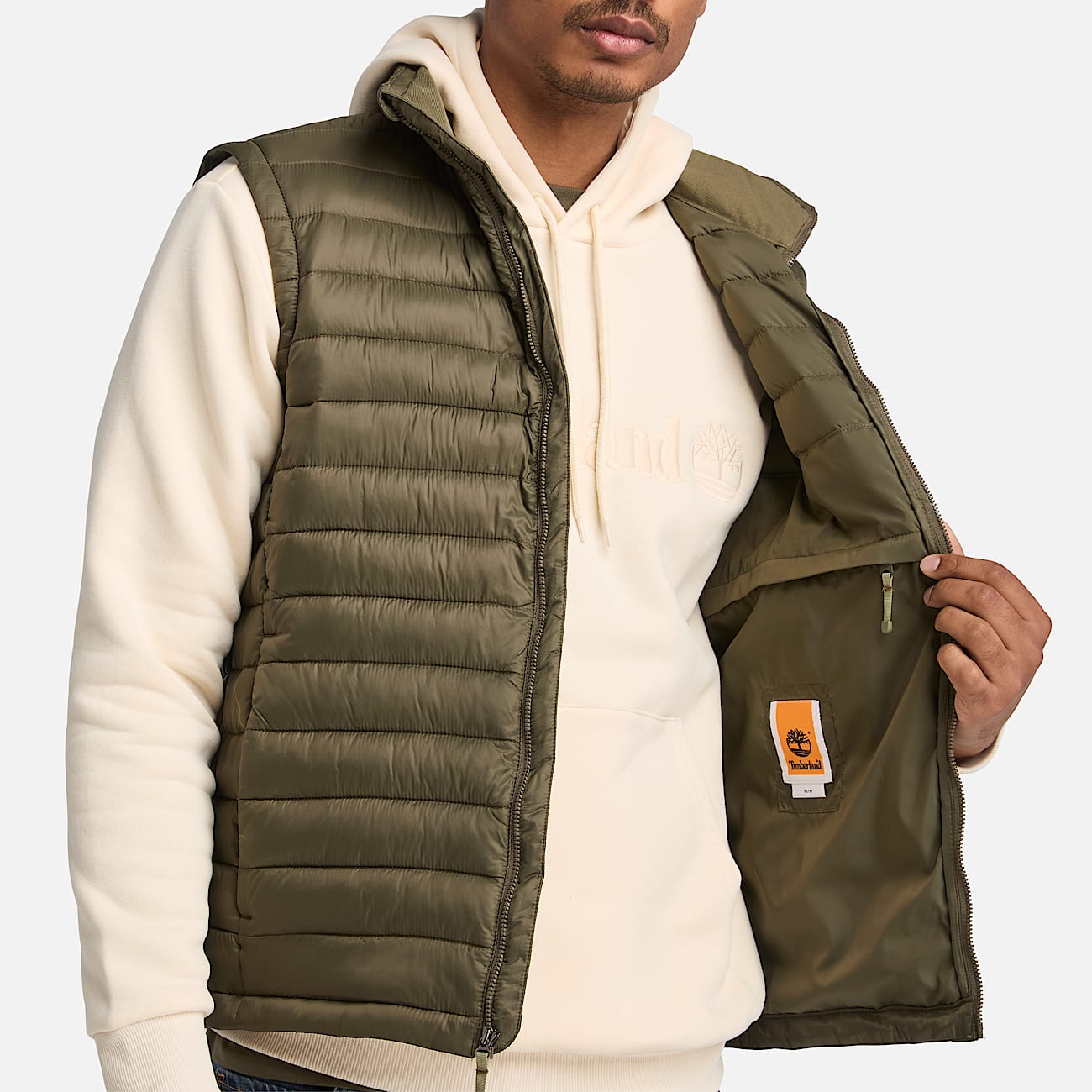 Axis Peak Water Repellent Gilet for Men in Green - 3