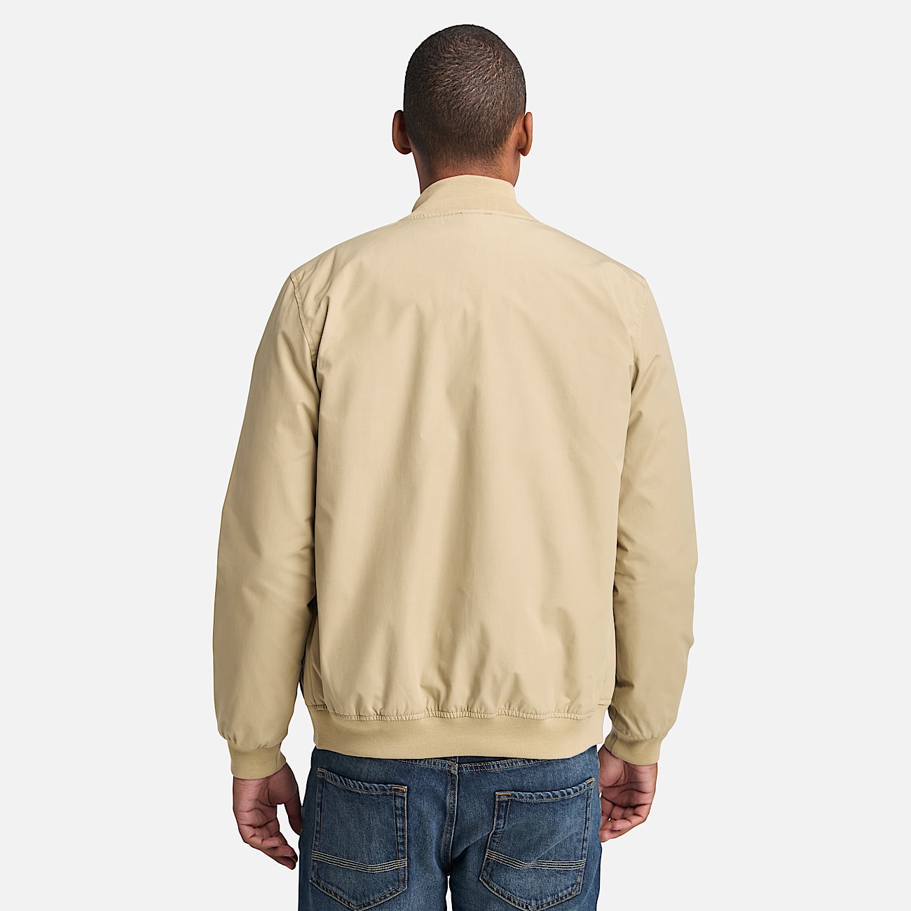 Strapazierfähige wasserabweisende Bomberjacke für Herren in Beige - 5