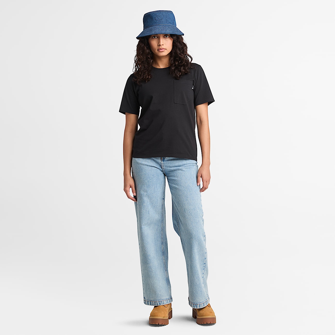Denim Carpenter Trouser for Women in Light Blue