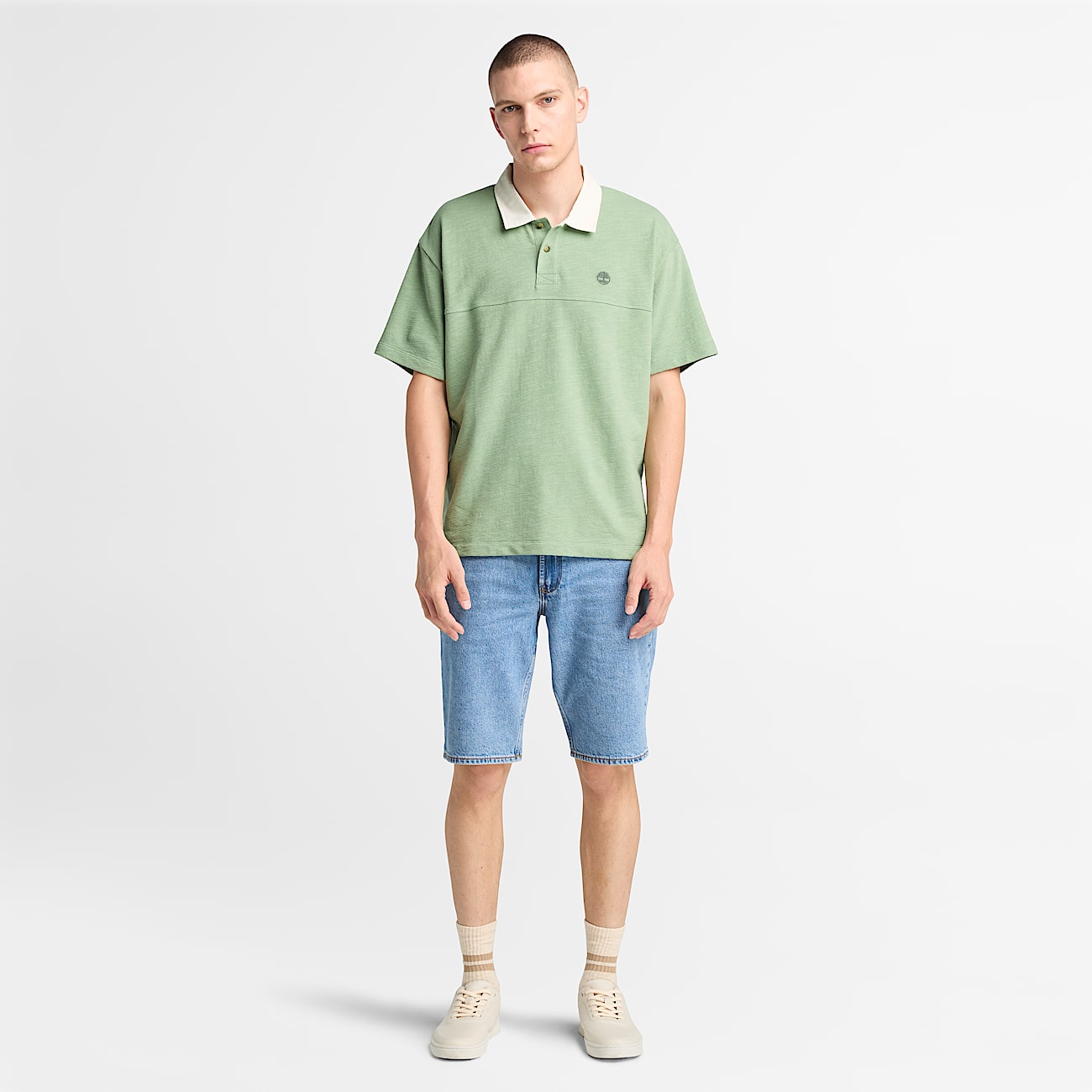 Shorts in Denim da Uomo in blu chiaro - 3