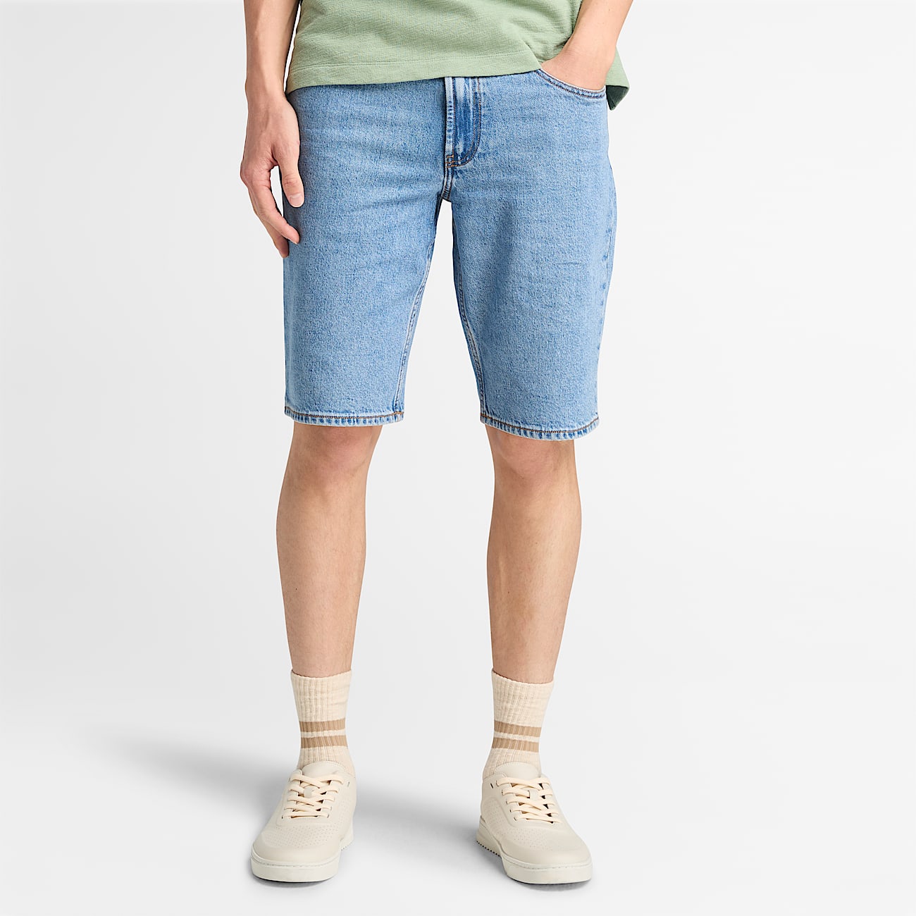 Shorts in Denim da Uomo in blu chiaro - 2