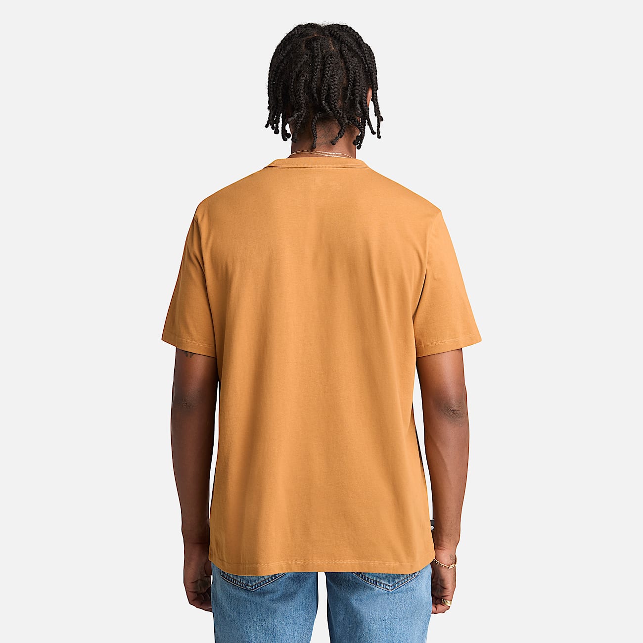 TIMBS Graphic T-Shirt for Men in Dark Yellow - 4