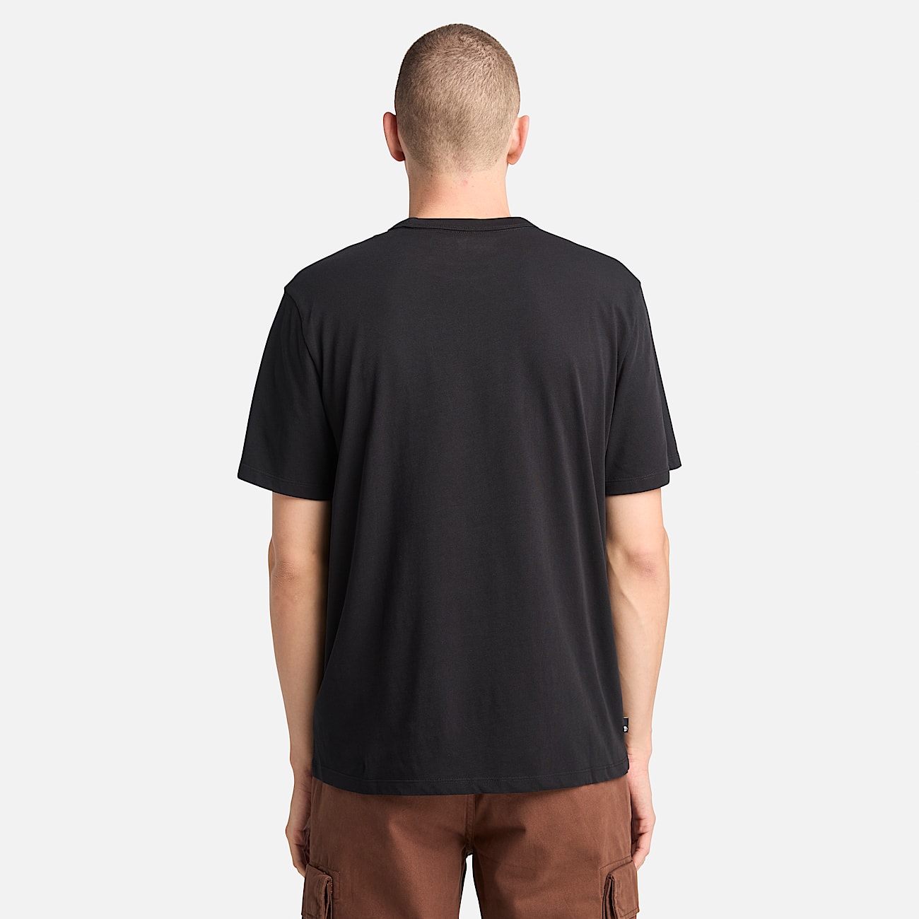 T-shirt à motif TIMBS pour homme en noir - 4