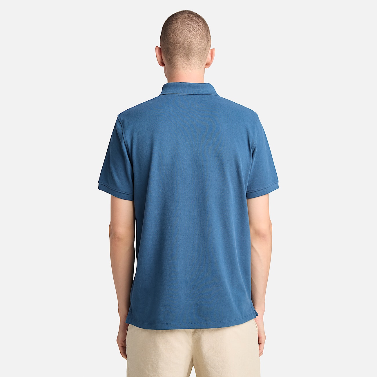 Polo em Piqué Millers River para Homem em azul-escuro - 4
