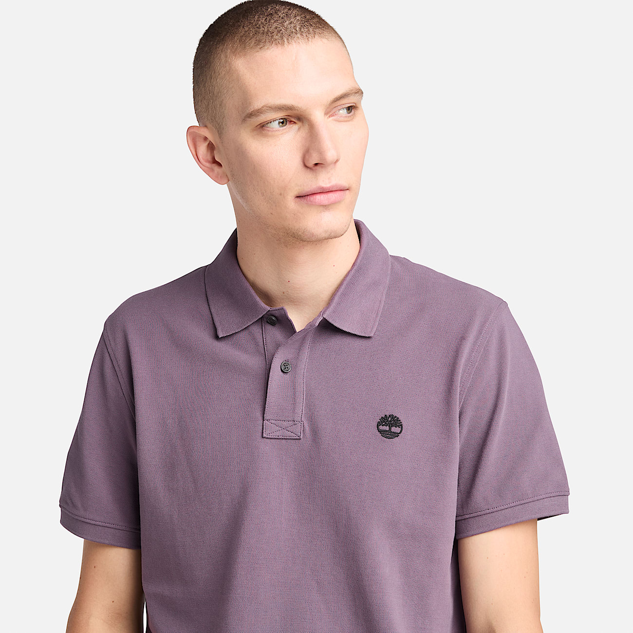 Millers River Pikee-Polohemd für Herren in Violett - 3