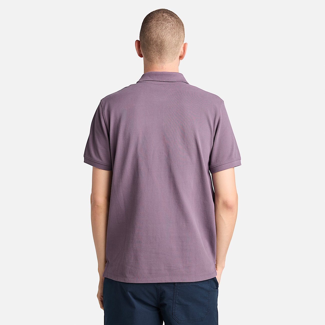 Millers River Pikee-Polohemd für Herren in Violett - 4