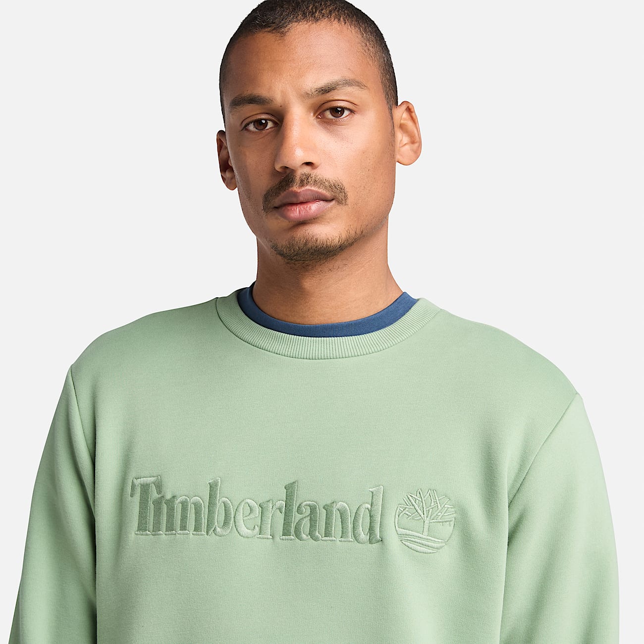 Hampton Crew Neck Sweatshirt for Men in Green - 3