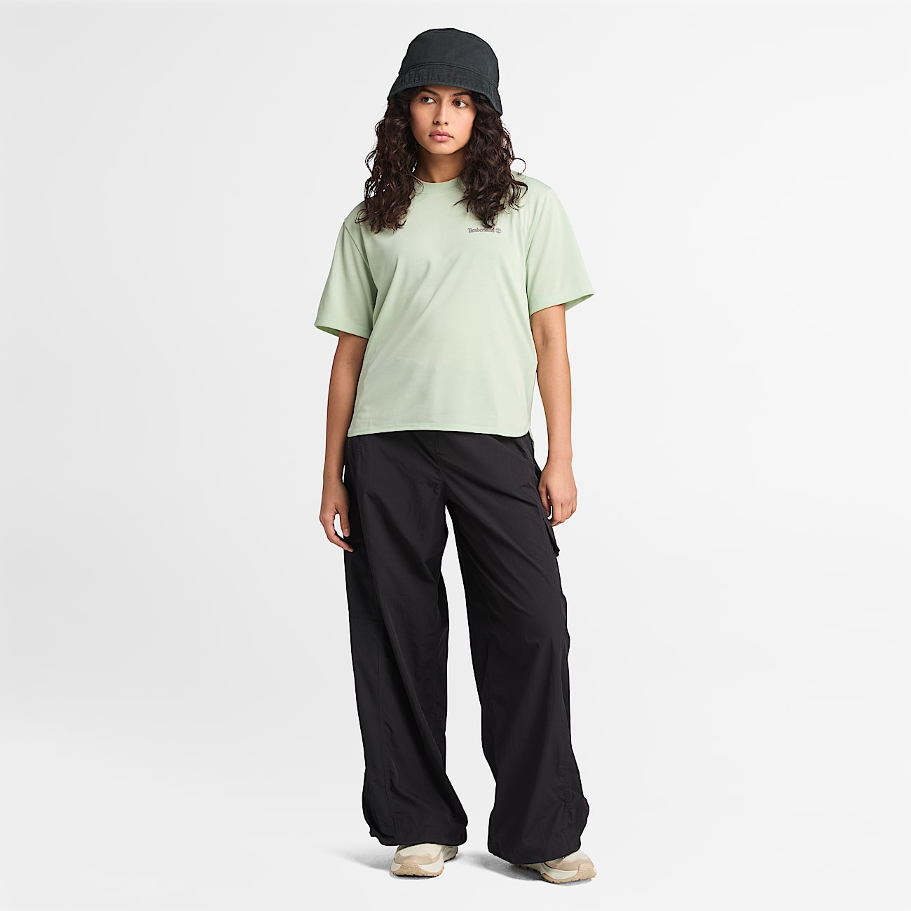 Fallschirmhose für Damen in Schwarz - 2