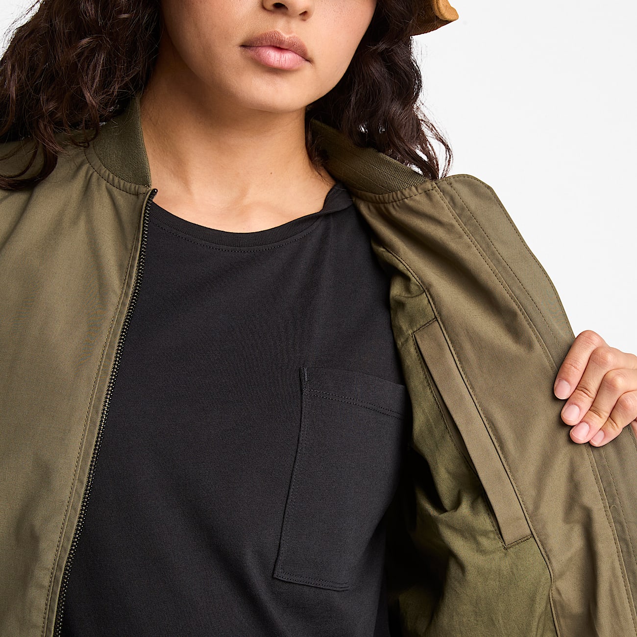 Utility-Bomberjacke für Damen in Grün - 3