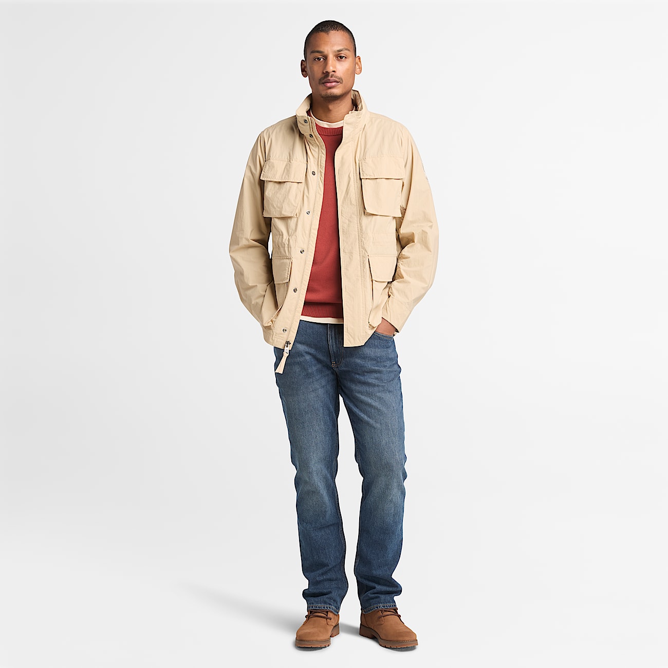 Strapazierfähige, wasserabweisende Abington Feldjacke für Herren in Beige - 2