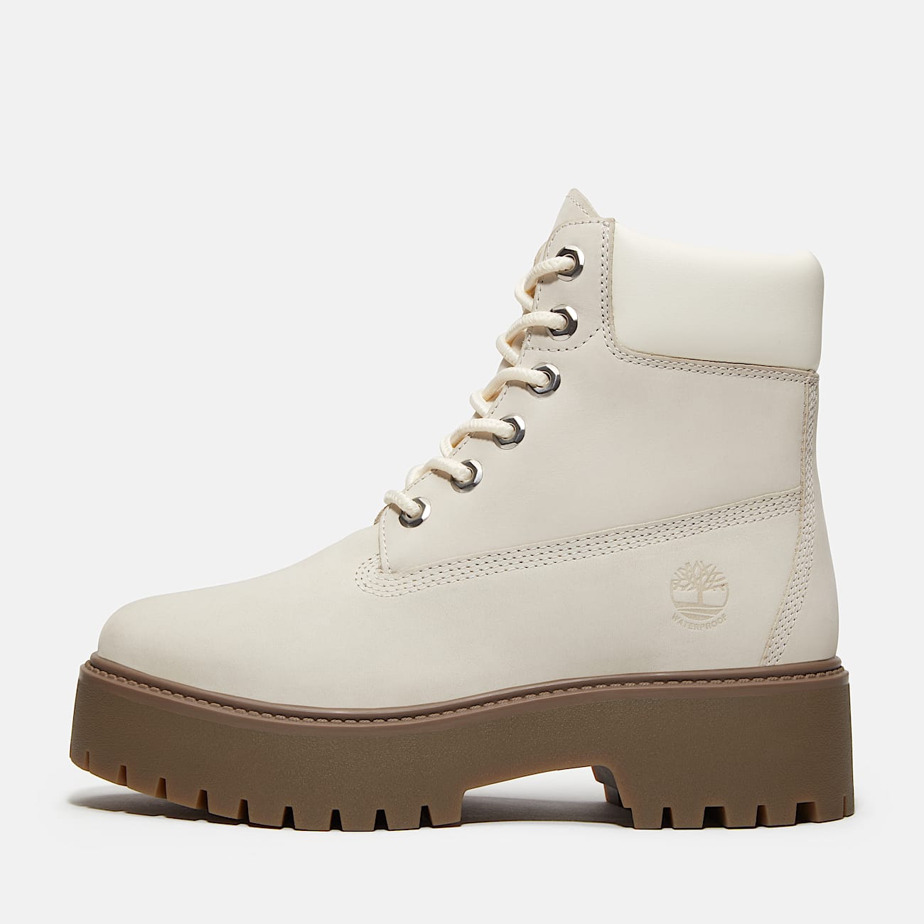 Wasserdichter Stone Street 6-Inch-Boot mit Plattform für Damen in Grau - 11