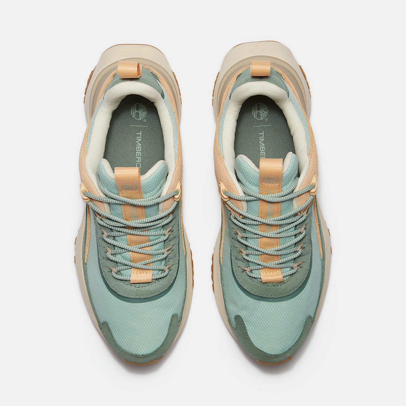 Wasserdichter Motion Access Low-Top-Sneaker zum Schnüren für Damen in Hellgrün - 5