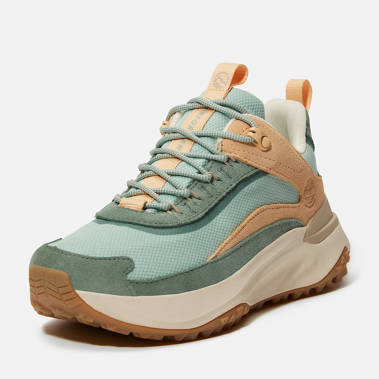 Wasserdichter Motion Access Low-Top-Sneaker zum Schnüren für Damen in Hellgrün - 12