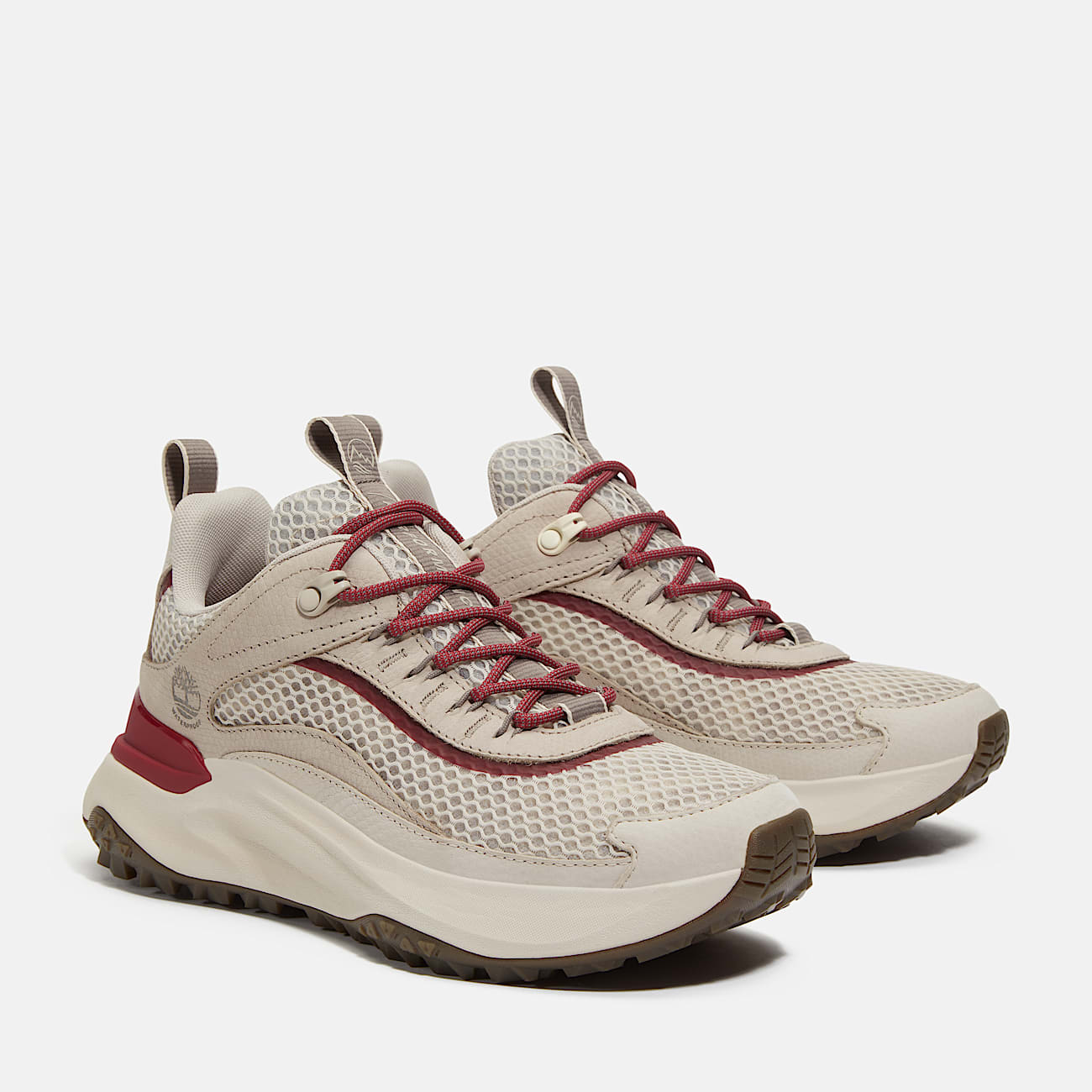 Year of the Snake Motion Access Waterdichte Lage Vetersneaker voor dames in beige