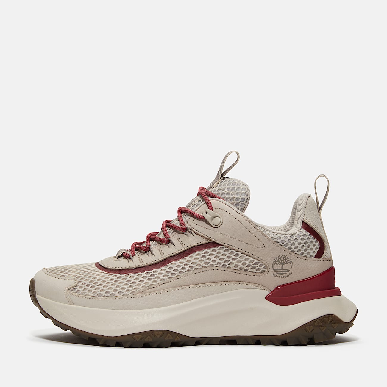 Year of the Snake Motion Access Waterdichte Lage Vetersneaker voor dames in beige