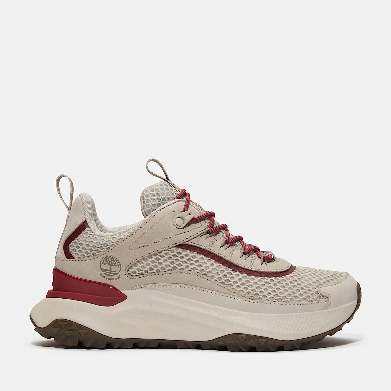 Year of the Snake Motion Access Waterdichte Lage Vetersneaker voor dames in beige