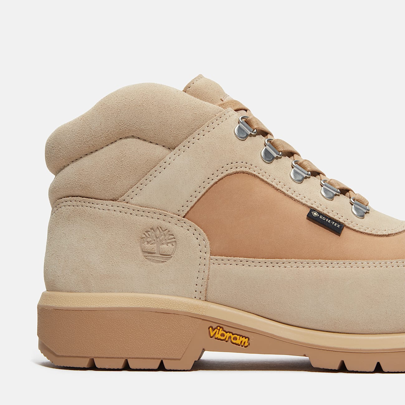 Field Halfhoge Veterboot voor heren in beige - 7