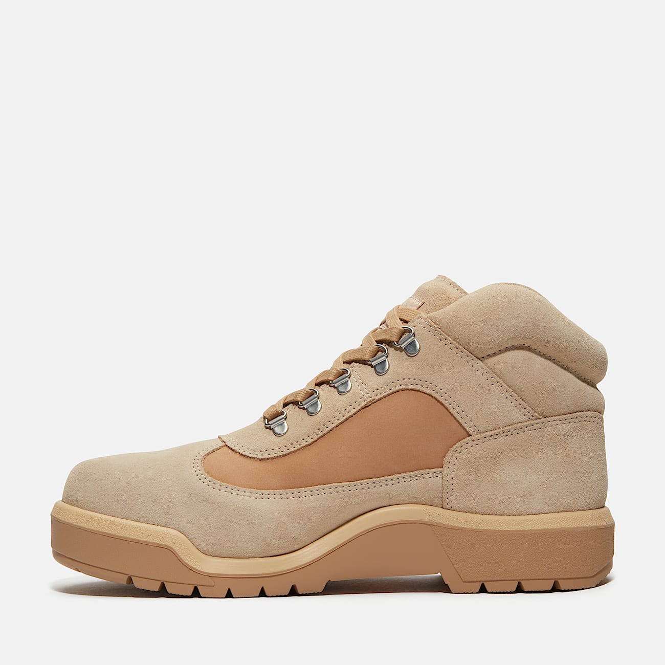 Field Halfhoge Veterboot voor heren in beige - 6