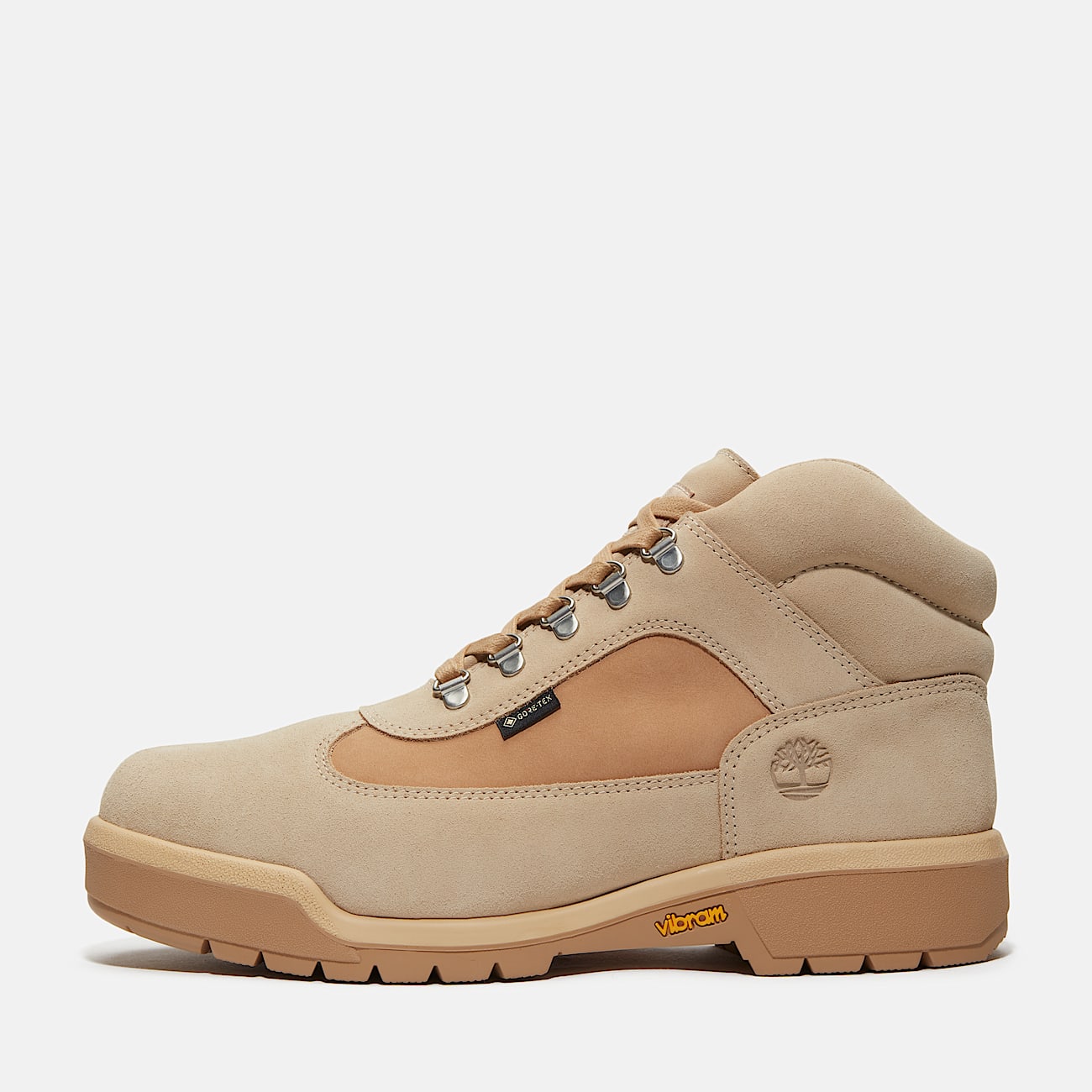 Field Halfhoge Veterboot voor heren in beige - 8