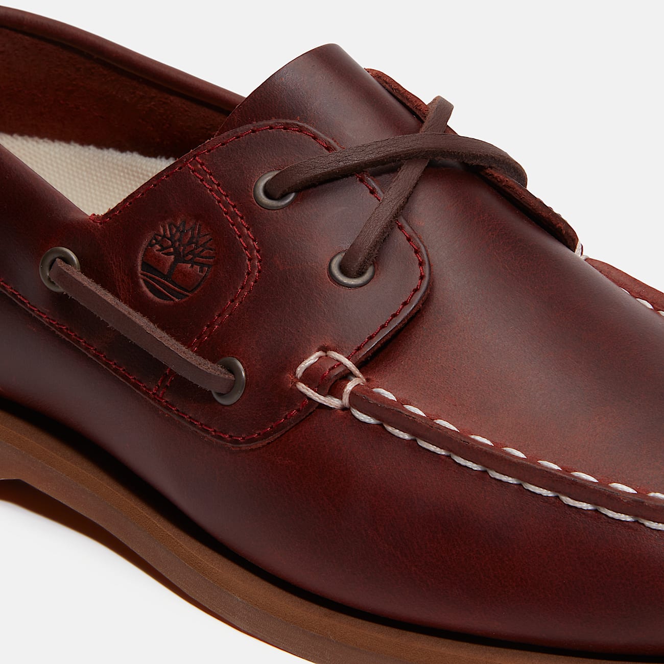 Scarpa da Barca Classic da Donna in bordeaux - 10