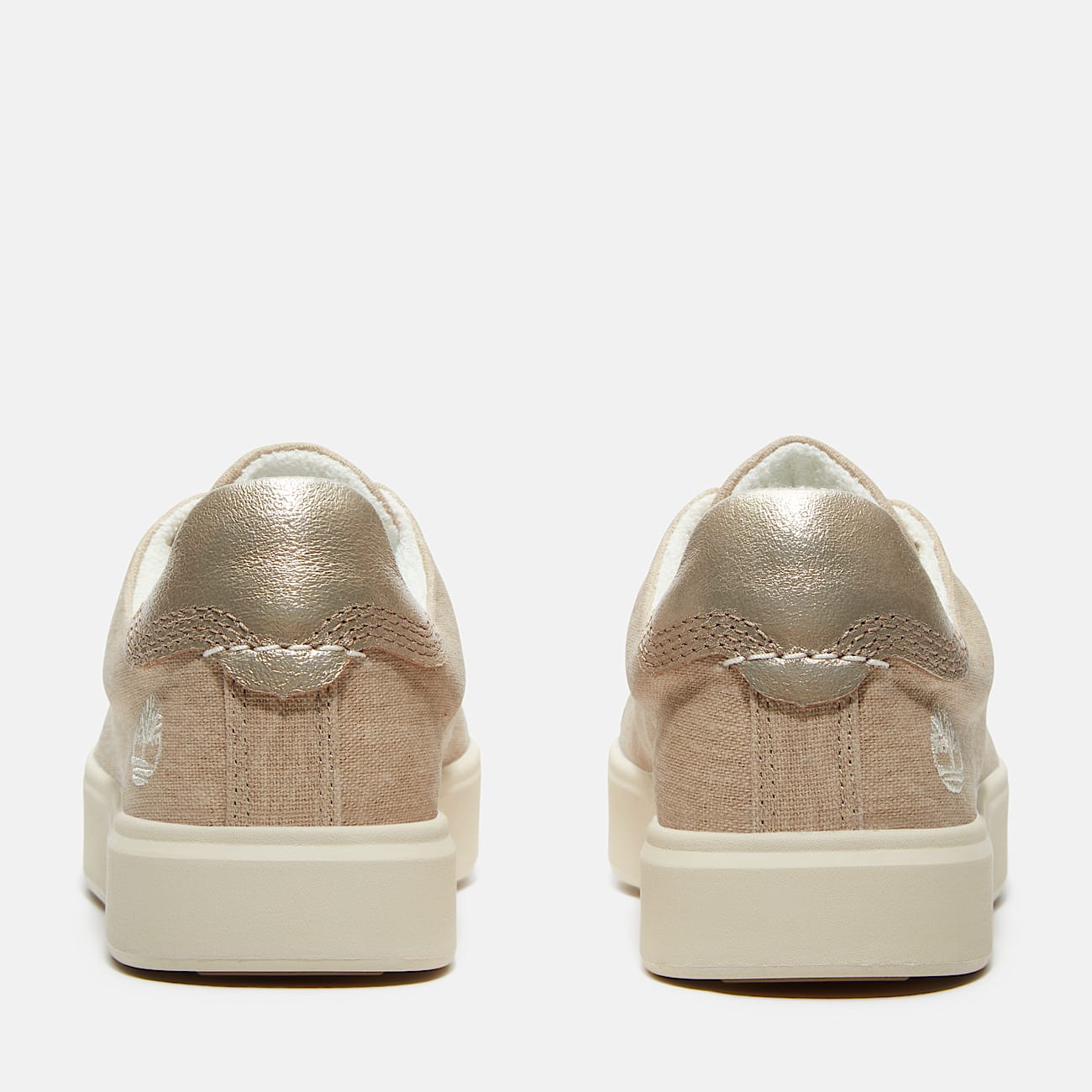 Emerson Street Lace-up Low Trainer for Women in Beige - 5