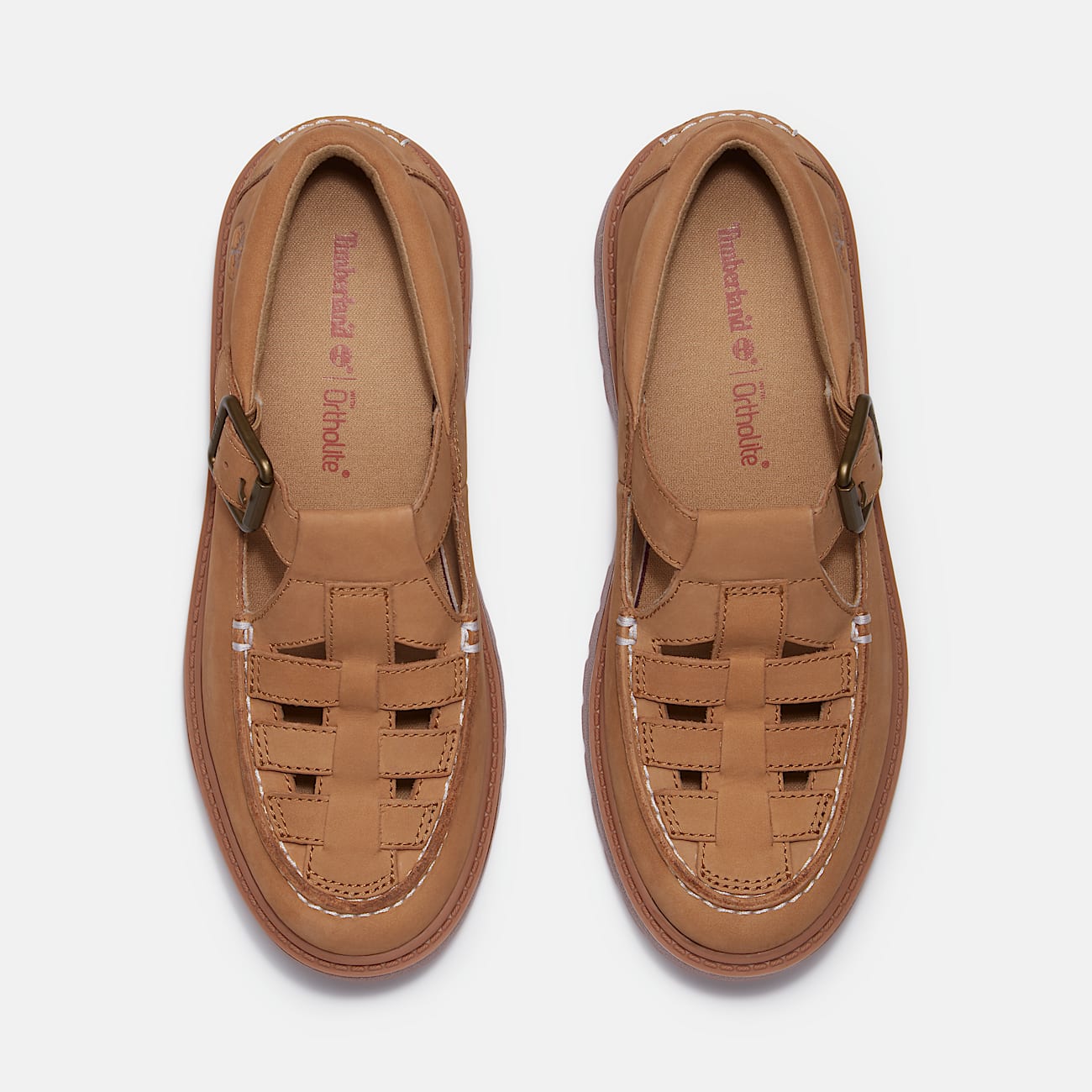 Stone Street Schnallenschuh mit Plattform für Damen in Beige - 5