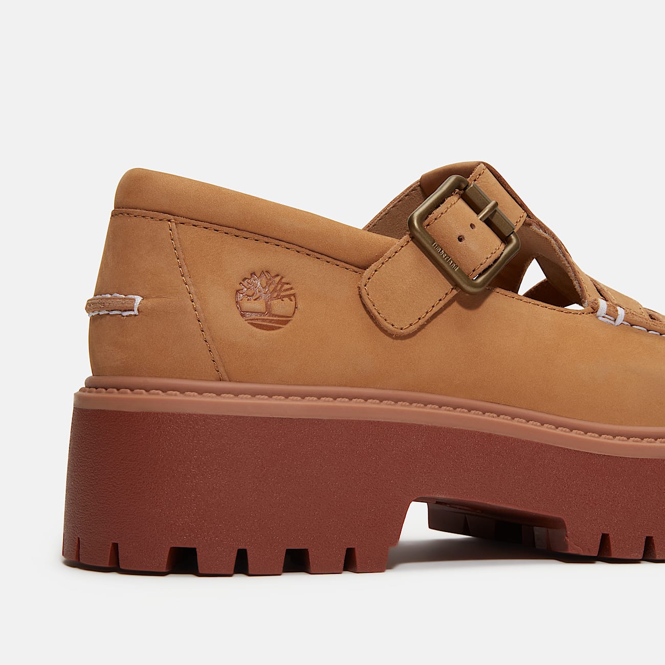 Stone Street Schnallenschuh mit Plattform für Damen in Beige - 10